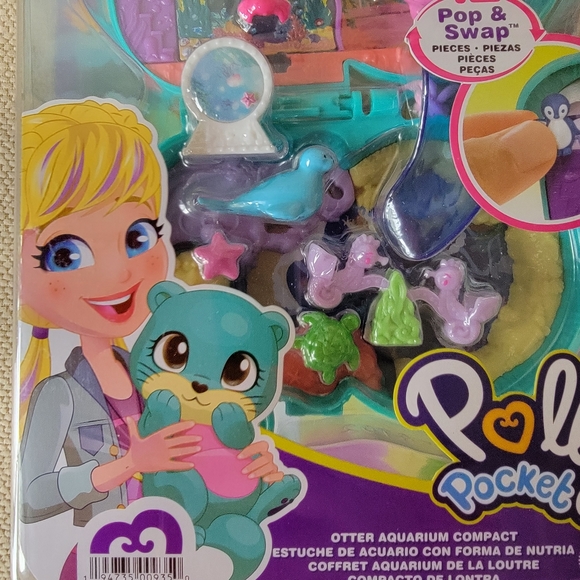 Polly Pocket Otter Aquarium Compact - Picture 2 of 7